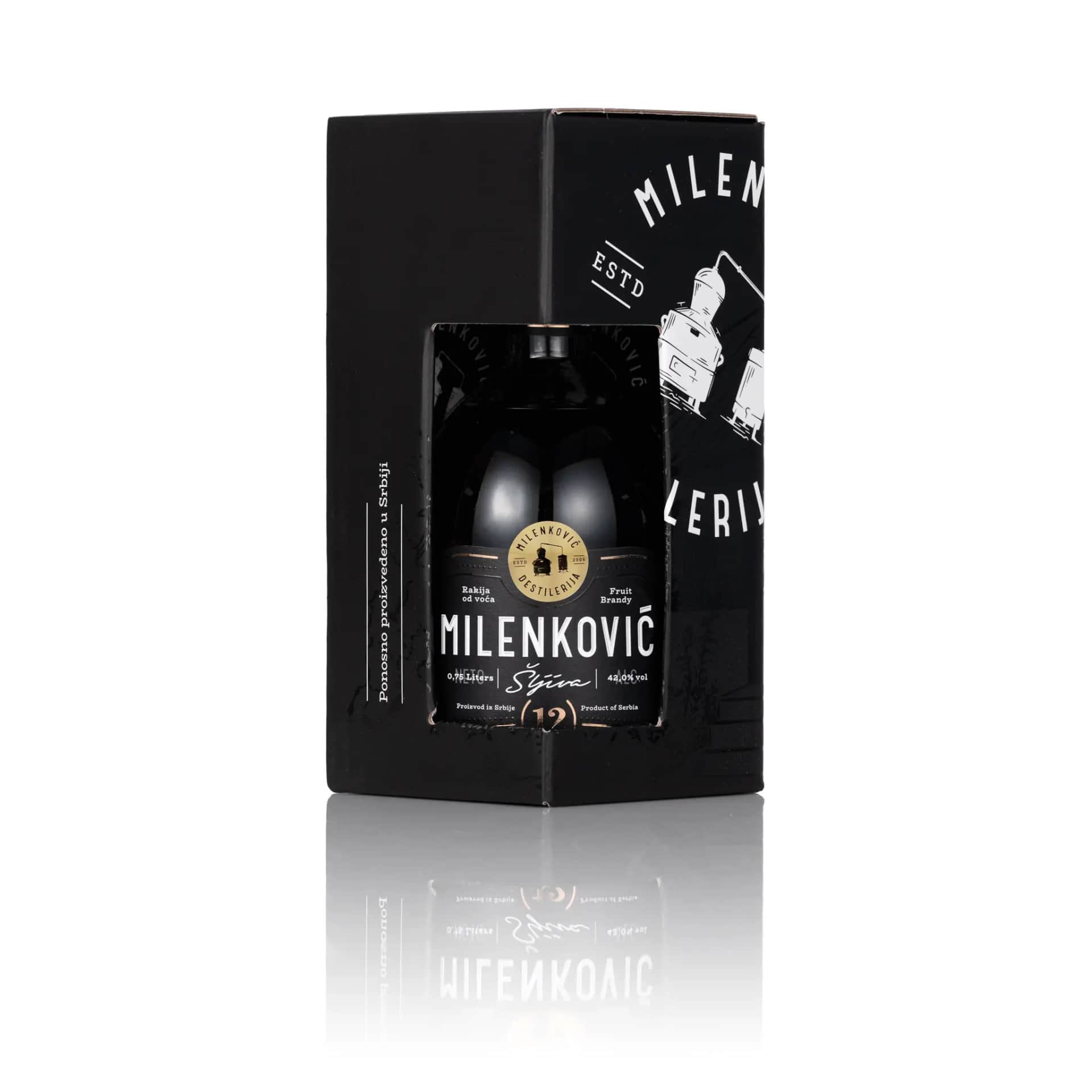 Sljiva 12 godine stara Milenkovic ( poklon pakovanje ) 0.7 l - dodatna slika